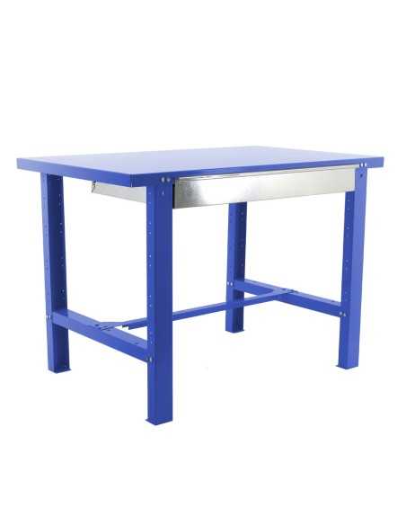 Mesa de Trabajo SIMONWORK BT6 PRO Metal 1BOX 1200 Azul 830x1200x730 | Mesa de trabajo SimonRack profesional y resistente