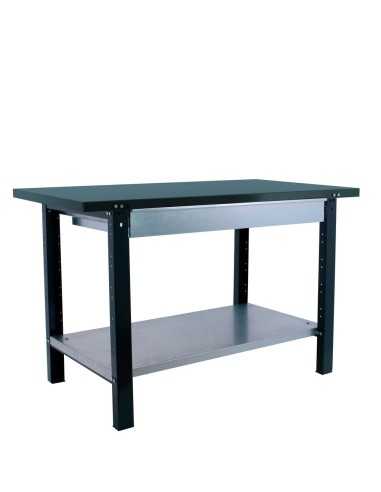 Mesa de Trabajo SIMONWORK BT6 PRO METAL 1BOX 1200 Gris 830x1200x730 ESTANTERIAS SIMON | Mesa de trabajo SimonRack profesional y 