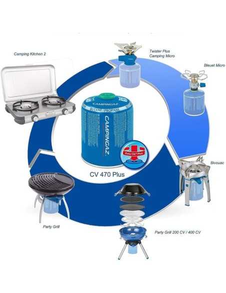 Cartucho de Gas con Válvula CAMPINGAZ CV-470 Plus