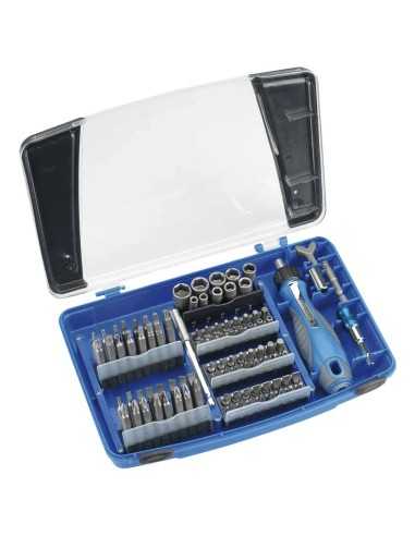 Jgo de Destornillador con Carraca, Puntas de Atornillado ALYCO 119150