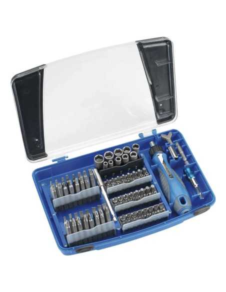 Jgo de Destornillador con Carraca, Puntas de Atornillado ALYCO 119150