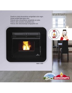 Estufa De Pellet Inserable BRONPI Neva De Ca | Hogar Cahersa
