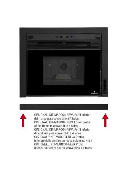 Estufa De Pellet Inserable BRONPI Neva De Ca | Hogar Cahersa