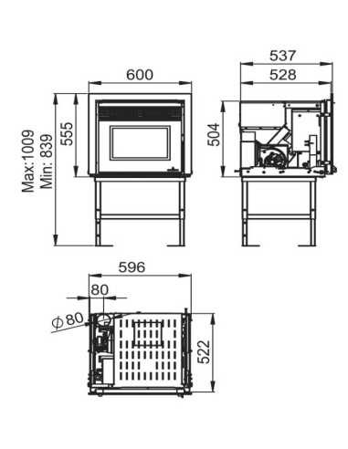 Estufa De Pellet Insertable BRONPI Tavira Ca | Hogar Cahersa
