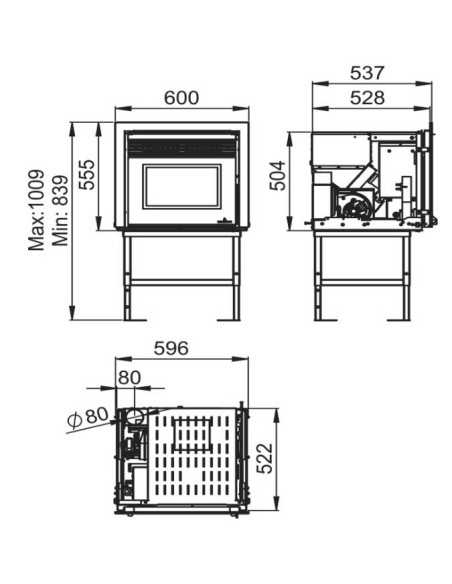 Estufa De Pellet Insertable BRONPI Tavira Ca | Hogar Cahersa