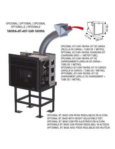 Estufa De Pellet Insertable BRONPI Tavira Ca | Hogar Cahersa