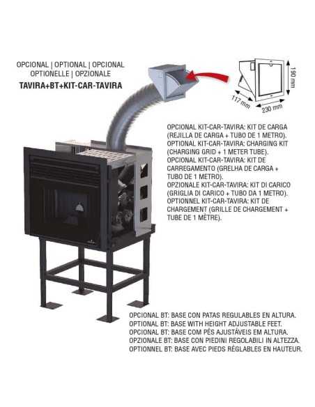 Estufa De Pellet Insertable BRONPI Tavira Ca | Hogar Cahersa