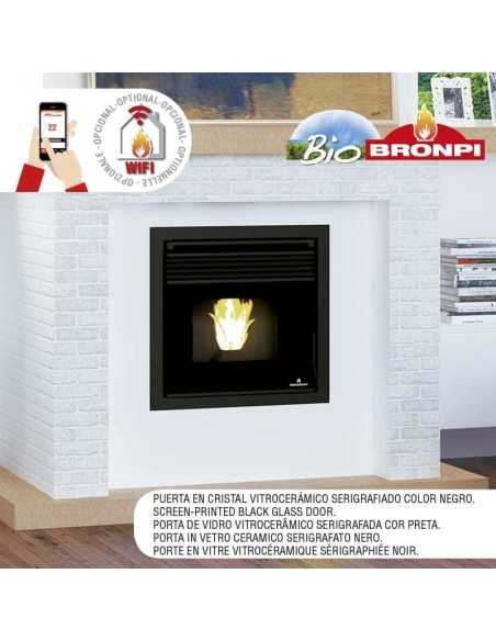 Estufa De Pellet Insertable BRONPI Tavira Ca | Hogar Cahersa