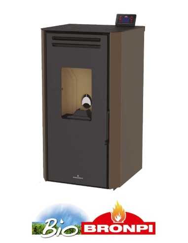 Estufa De Pellet BRONPI Tina 7kw Moka BROTIN | Hogar Cahersa
