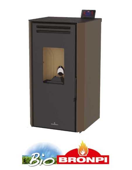 Estufa De Pellet BRONPI Tina 7kw Moka BROTIN | Hogar Cahersa
