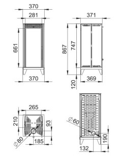 Estufa De Pellet BRONPI Free 6-v 6kw Negra Y | Hogar Cahersa 2