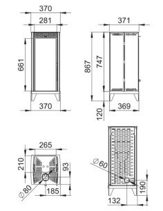 Estufa De Pellet BRONPI Free 6-v 6kw Negra Y | Hogar Cahersa 2