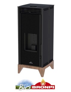 Estufa De Pellet BRONPI Free 6-v 6kw Negra Y | Hogar Cahersa
