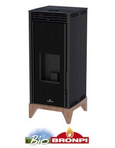 Estufa De Pellet BRONPI Free 6-v 6kw Negra Y | Hogar Cahersa