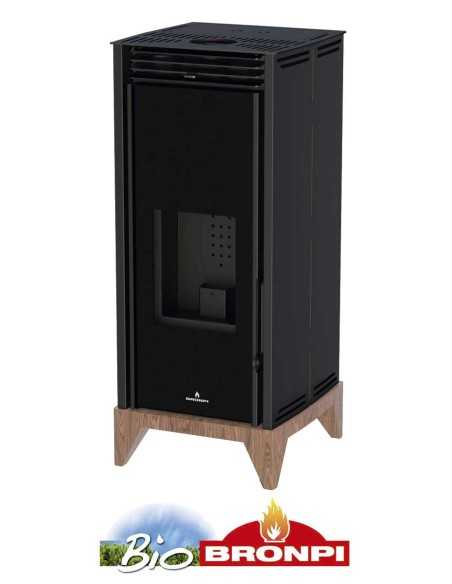 Estufa De Pellet BRONPI Free 6-v 6kw Negra Y | Hogar Cahersa