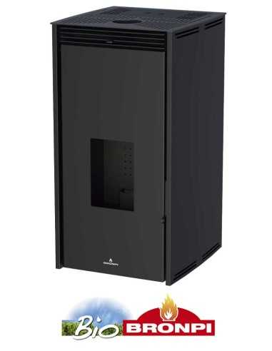 Estufa De Pellet BRONPI Free-11-ne Negra Sin | Hogar Cahersa