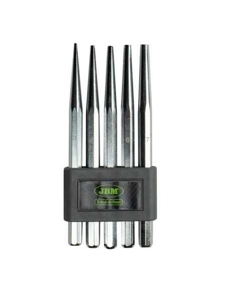 Punzones Cónicos JBM 3,4,5,6,7 mm Pack 5