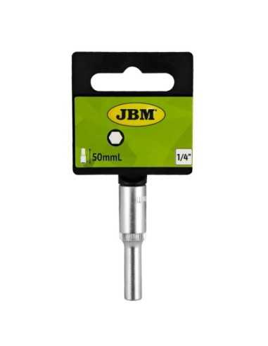 Llave de Vaso Hexagonal JBM 1/4" 50 mm. LARGO, 10 mm. JBM