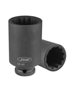 Llave de Vaso DE IMPACTO 12 CANTOS 1/2" 32 mm JBM
