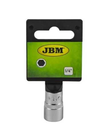 Llave de Vaso Hexagonal JBM 1/4" DE 4 mm CROMADO JBM