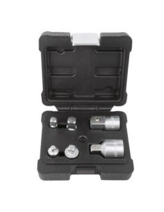 Adaptadores de Llaves de Impacto JBM Estuche 6 Pz 51333 | Caja o carro de herramientas ALYCO resistente y funcional