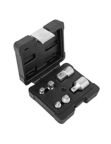 Adaptadores de Llaves de Impacto JBM Estuche 6 Pz 51333 | Caja o carro de herramientas ALYCO resistente y funcional