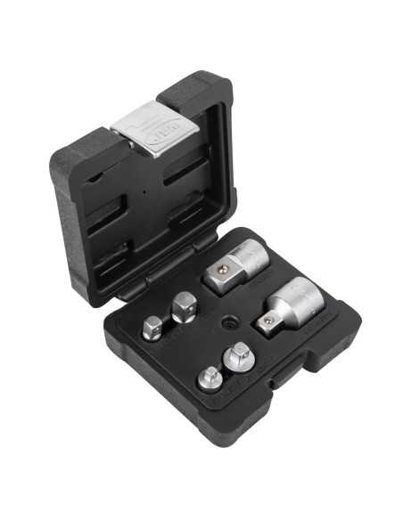 Adaptadores de Llaves de Impacto JBM Estuche 6 Pz 51333 | Caja o carro de herramientas ALYCO resistente y funcional