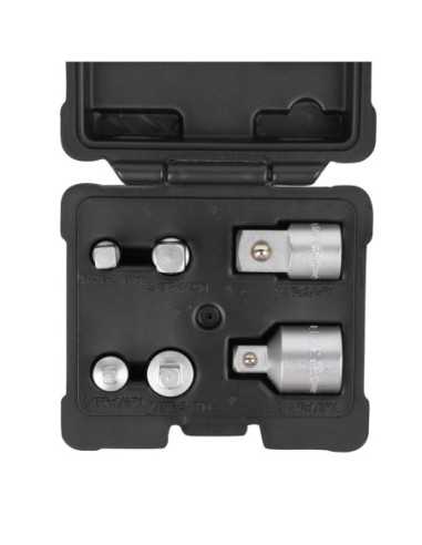 Adaptadores de Llaves de Impacto JBM Estuche 6 Pz 51333 | Caja o carro de herramientas ALYCO resistente y funcional