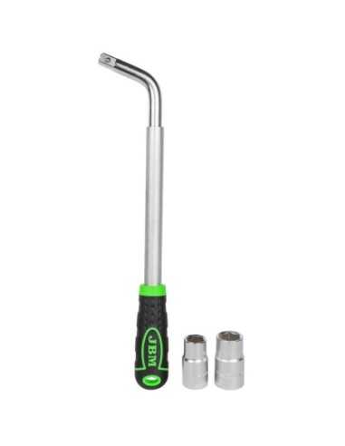 LLAVE EXTENSIBLE DE RUEDA CON VASOS REVERSIBLES 330-490 mm JBM