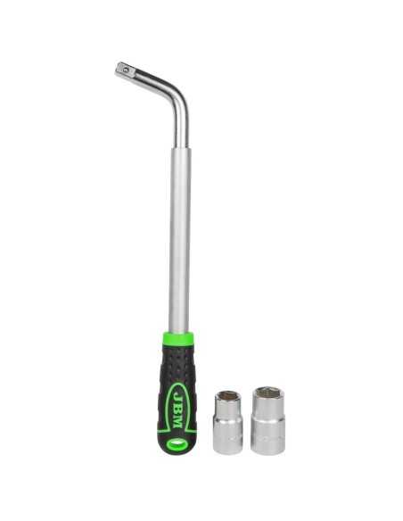 LLAVE EXTENSIBLE DE RUEDA CON VASOS REVERSIBLES 330-490 mm JBM