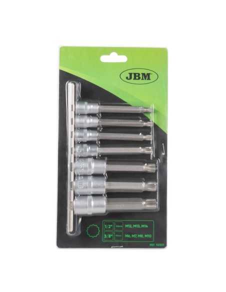 Puntas Pozidrip JBM 12 cantos Estuche 7 Pz