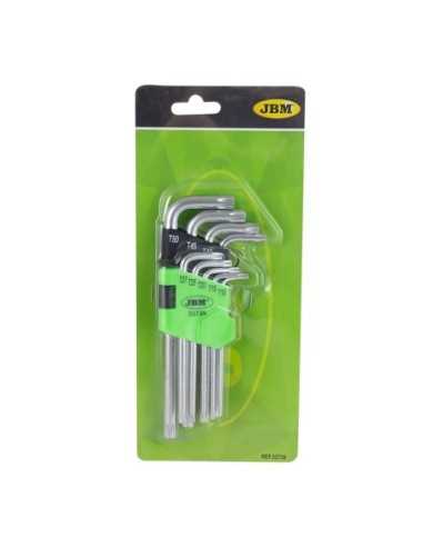 LLAVES TORX LARGAS JBM SET DE 9