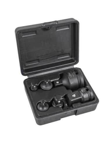 Adaptadores de Llaves de Impacto JBM Estuche 6 Pz 53743 | Caja o carro de herramientas ALYCO resistente y funcional