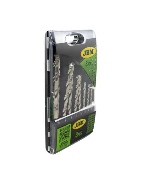 Broca de Widia JBM Estuche 8 Pz 3-10 mm