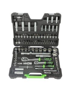 MALETIN HERRAMIENTAS 94 PIEZAS C/ VASOS Hexagonal JBMES CINCADO JBM | Caja o carro de herramientas ALYCO resistente y funcional