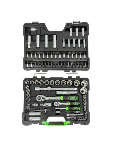 MALETIN HERRAMIENTAS 94 PIEZAS C/ VASOS Hexagonal JBMES CINCADO JBM | Caja o carro de herramientas ALYCO resistente y funcional