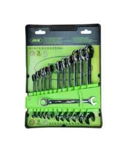 Llave fija mixta plana + estrella 72 JBM Set 12 54117