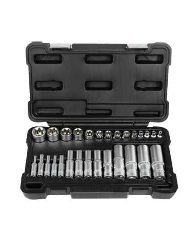 SET 28 VASOS TORX CORTOS Y LARGOS JBM