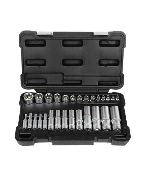 SET 28 VASOS TORX CORTOS Y LARGOS JBM
