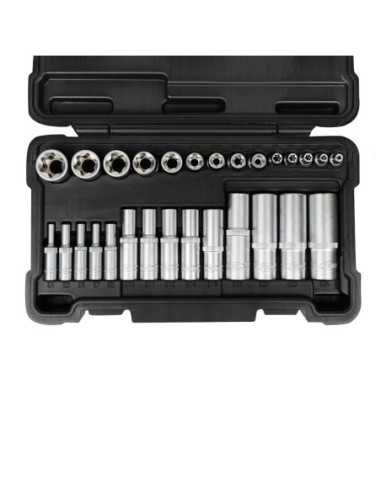 SET 28 VASOS TORX CORTOS Y LARGOS JBM