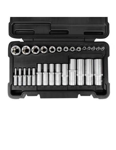 SET 28 VASOS TORX CORTOS Y LARGOS JBM