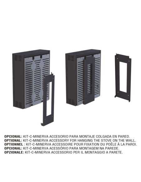 Estufa De Pellet BRONPI Minerva7 Kw Extrapla | Hogar Cahersa