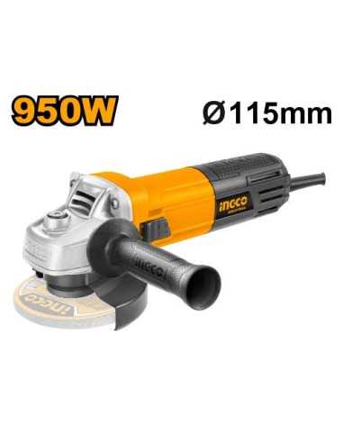 MINI AMOLADORA 950W 115MM INGCO POTENTE Y DURADERA