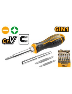 Destornillador INGCO AKISD0608 6 en 1 2
