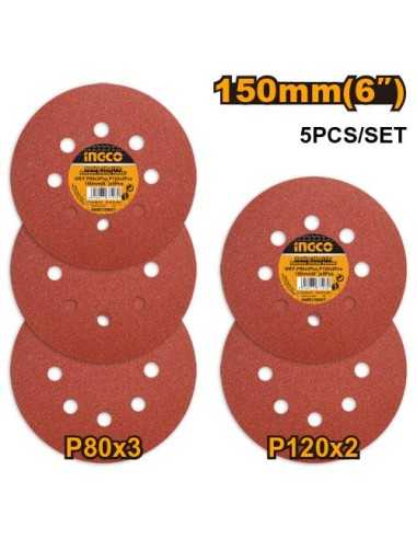 LIJAS P80, P120 PARA RS4508 INGCO, REPUESTO PROFESIONAL