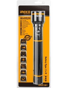 LINTERNA LED 250LM/270MTS INGCO RESISTENTE Y POTENTE