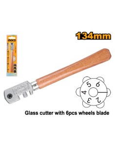 CORTADOR DE CRISTALES RULETA DE 6 CUCHILLAS