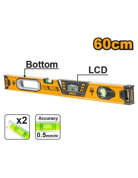 Nivel Magnético DIGITAL 60CM INGCO