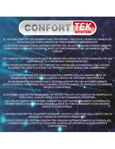 Estufa De Pellet BRONPI Rita Gris 9kw BRORIT | Hogar Cahersa