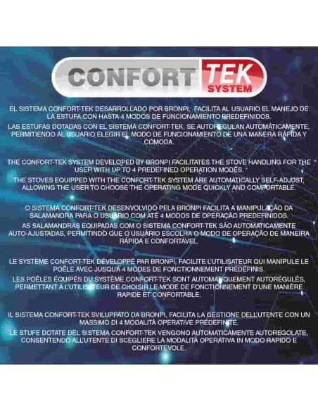 Estufa De Pellet BRONPI Rita Gris 9kw BRORIT | Hogar Cahersa